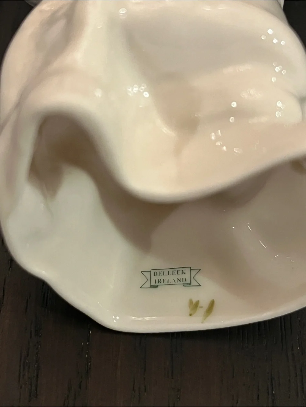 Belleek Santa Claus Bell Ornament